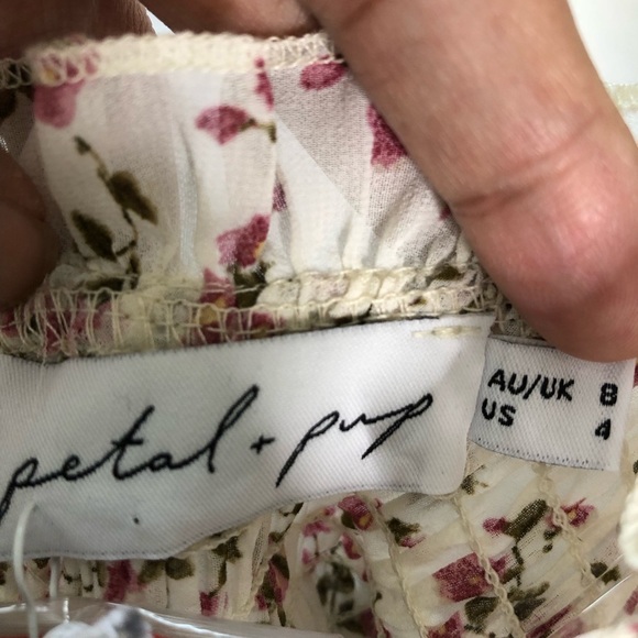 NWT Petal & Pup Valente Floral Tiered Midi Dress 4 - Picture 5 of 9